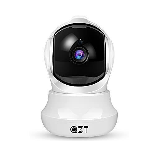QZT Caméra IP, HD 720P Camera Surveillance WiFi, Audio...