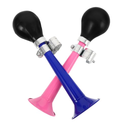 VICASKY 2Pcs Metal Bicycle Horn Loud Sound for Mountain and Bikes Durable Plating Compatibility Attention Grabbing Accessory for Cycling Enthusiasts