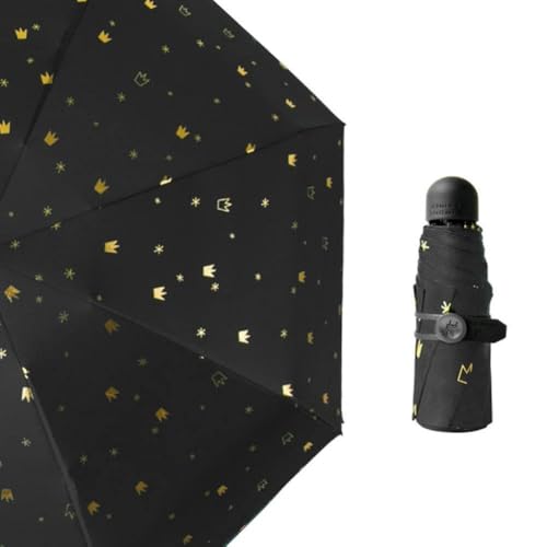 Parapluie mini de poche pour femmes, un modèle pliant et anti-UV pour l'été