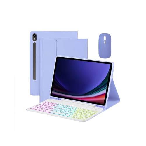 Protection Clavier Galaxy Tab S10 FE Plus 13.1 Pouces Souris Bluetooth Amovible