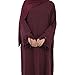 Women 1PC Abaya Dress Simple Kaftan Eid Dress for Women Muslim Casual Robe Fashion Jilbab Dubai Travel Outfits