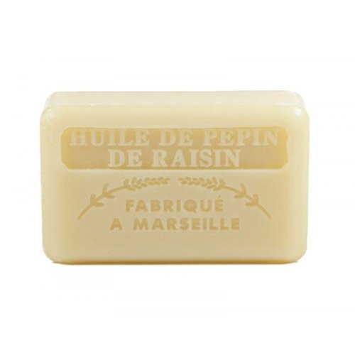 125g Savon De Marseille Soap - grape seed oil (huile de pepin de raisin) by Foufour