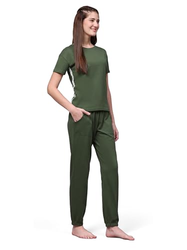 Image of B STORIES Women's Pyjama Pants - Relaxed Fit Nightwear Bottoms | Soft Pyjamas with Pockets | Breathable & Comfortable Sleepwear for Women (S-2XL)