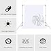 8FTX10FT White Backdrop Background for Photography, High Density Photo Backdrop Curtain, Perfect White Screen Backdrops for Photoshoot Portraits Party Video Studio