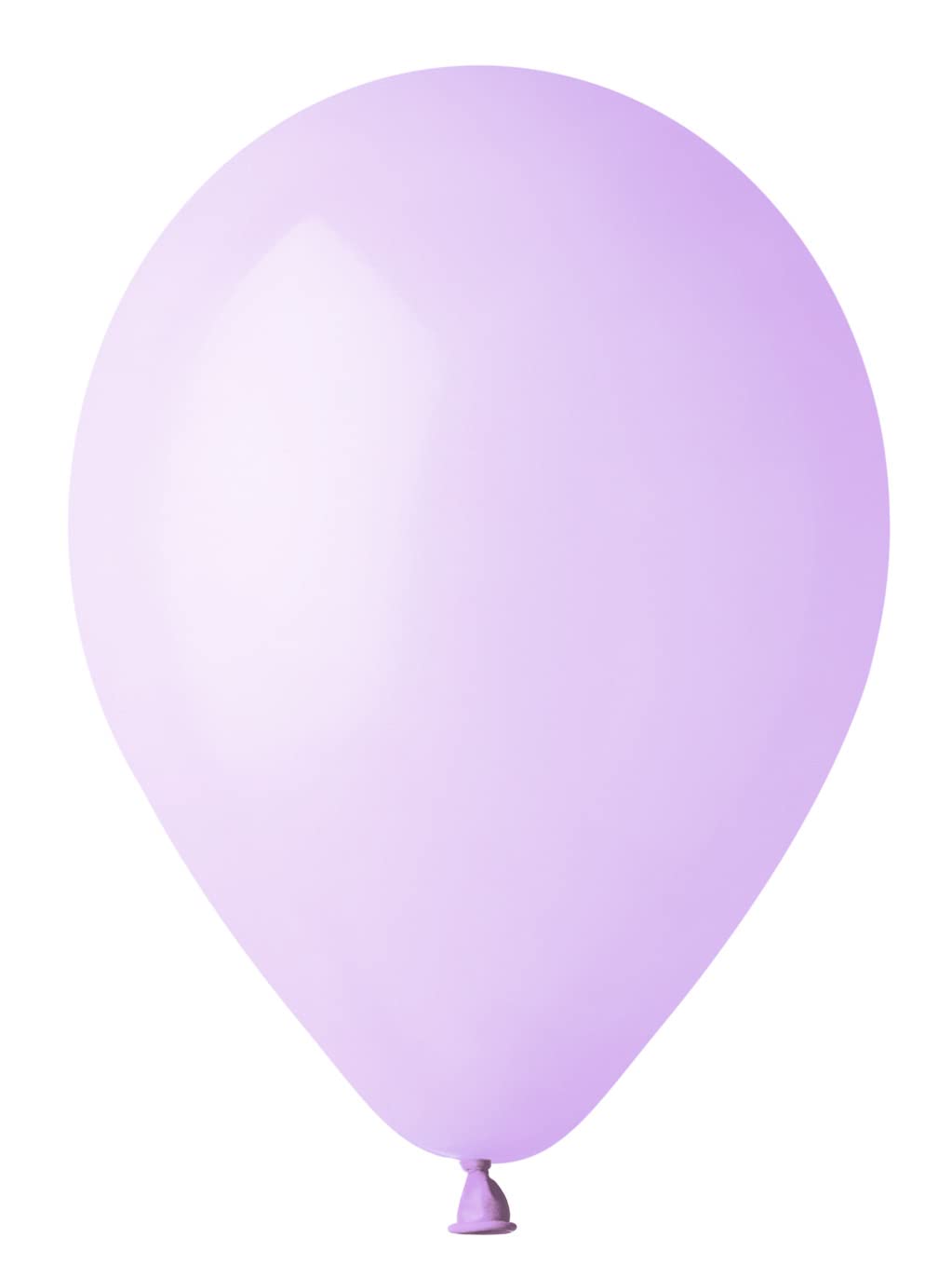 Pack 100 balloons in natural latex Premium Quality G120 (Ø 33cm / 13"), pastel violet purple lilac
