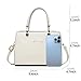 Xiaoyu Fashion Purses and Handbags for Women Elegant Crossbody bag Ladies Top Handle Satchel Shoulder Bags 2-Piece Set Small Totes (White)