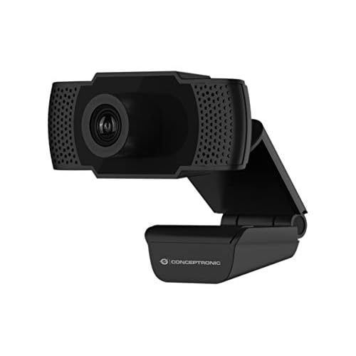 Conceptronic Webcam AMDIS 1080P Full HD Webcam+Mikrofon USB