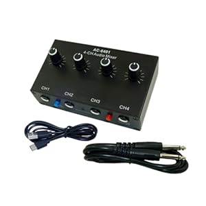Purfuu AC-6401 4-Kanal Audio-Mixer