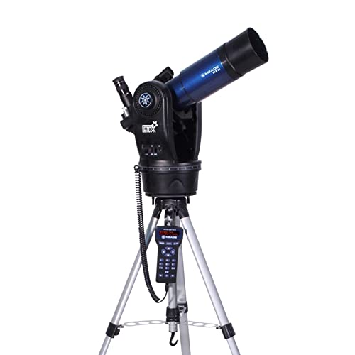 Meade Instruments 205002 ETX80 Observer Achromatic Refractor Telescope with Adjustable Field Tripod, Eyepieces and Deluxe Backpack,Blue