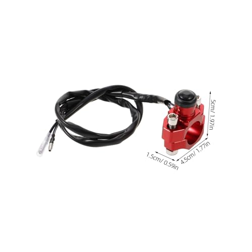 Interruptor de y Parada Anneome Rojo Resistente ATV 2