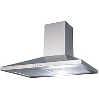 SIA CHL60SS 60cm Chimney Cooker Hood Kitchen Extractor Fan In Stainless Steel