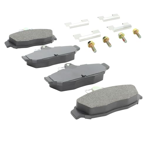 Image of QUALITY-BUILT Rear Semi-Metallic Brake Pads, Premium 1001-0545M, Compatible with 1986-2000 Ford /Lincoln /Mercury (Continental,Cougar,Mark VII,Mustang,Sable,Taurus,Thunderbird)