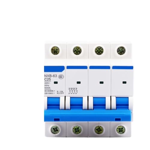 Interruptor de aire doméstico 2P 1A AC 230V para cuadros de riel 2