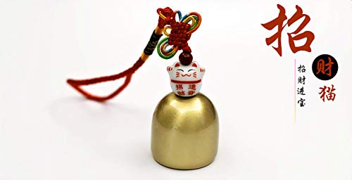 Kwjoy Lucky Cat Copper Bell And Lucky Pig Copper Bell Feng Shui Copper Bell For Good Luck #TOP3