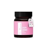 Acide Folique Vitamine B9 400 µg avec Vitamine B12 – 180 Comprimés (6 Mois) – Complément G...