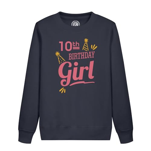 Sweatshirt Enfant 10 Ans Fille pour Fête d'Anniversaire Unique