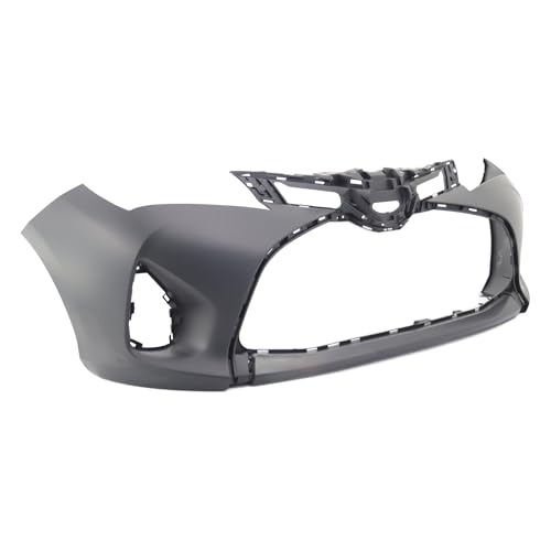 Image of FitParts Compatible with Toyota Yaris 2015-2017 Front Bumper Cover | Primed, Hatchback, Ready to Paint, OEM 521190U927, TO1000408