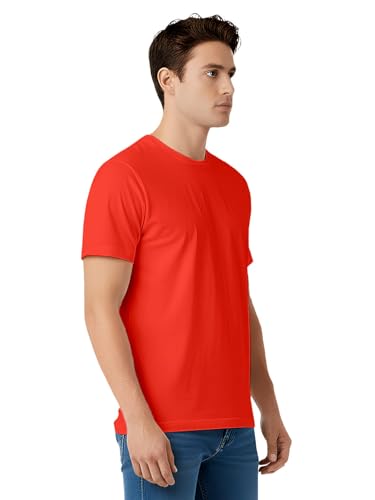 Image of 100% PIMA Cotton T Shirt for Man | Premium Men T-Shirts Regular Fit | Half Sleeve Round Neck Cotton Tshirt for Man | Mens Tees Made for Indian Climate | Available in 10 Colours