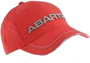 ABARTH Rally Fiat 3D Embroidered Logo Red Cap