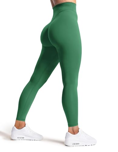 Olmlmt No Front Seam Workout Leggings for Women Tummy Control Butt Lifting Leggings Buttery Soft Gym Yoga Pants