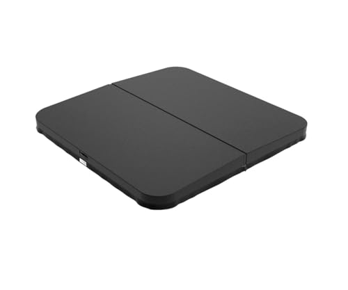 Image of Pure-Spa - Hot Tub Cover - 220cm x 220cm - Black Vinyl (5cm corner radius, 6-10cm thickness)