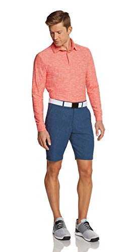 Men's Dry Fit Long Sleeve Golf Shirt - Quick Dry Polo Shirts - Upf 30, Stretch Fabric #TOP3