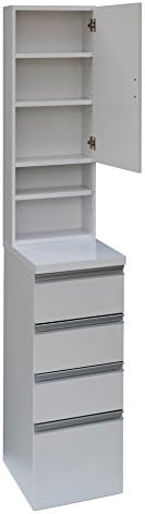 Amazon 上棚付きシンクサイド収納 洗面台横収納 幅約25 高さ約174 チェストの高さ85 奥行約55cm Mfu フジイチ チェスト タンス 通販