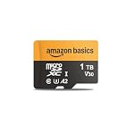 Amazon Basics – Amazon Basics 1-TB-microSDXC-Karte mit Adapter, Lesegeschwin