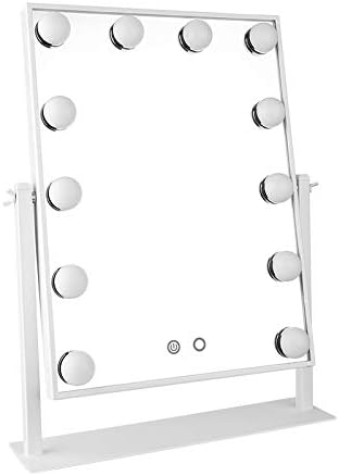 Amazon Com Lurella Cosmetics 12 Bulb Vanity Mirror Avalanche White Beauty Personal Care