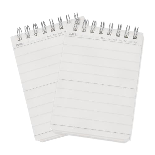 Cuadernos de bolsillo rayado PATIKIL con hojas perforadas para notas de oficina y apuntes