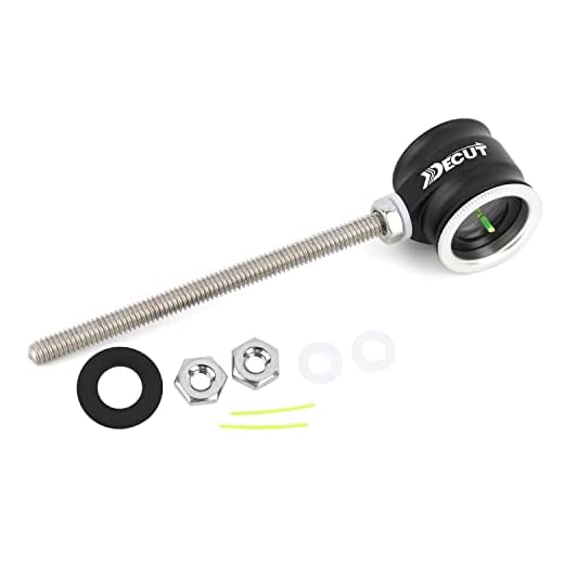 MILAEM Tiro con Arco Recurvo Vista del Arco Alcance Pin Punto de mira 0.5 0.75 1.0 Barra de Fibra óptica Mano Derecha y Mano Izquierda (Negro, 0.75)