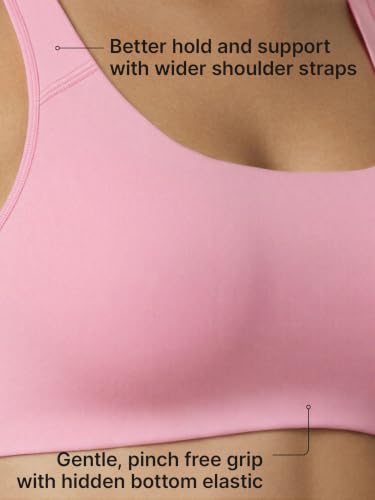 Image of Enamor Bamboo Cotton IB06, Women's Pop-on Bra - 3X Softer, 4X More Absorbent & Antimicrobial, Non-Padded, Wirefree, High Coverage