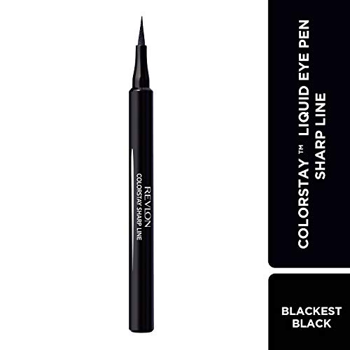 Image of REVLON Colorstay Sharp Line Liquid Eye Pen, 24 HRS, Waterproof, Smudge & Transfer Proof, Blackest Black
