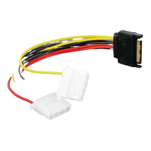 Cable adaptador SATA macho a IDE 4 pines hembra