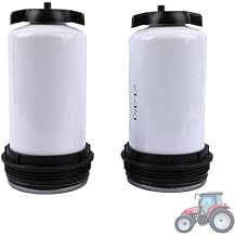 2Pcs Fuel Filter Kit Replaces V837091436 837079726 837091128 837091129 837091436 837091864 Compatible With Agco Massey Ferguson 4608 4707 Models
