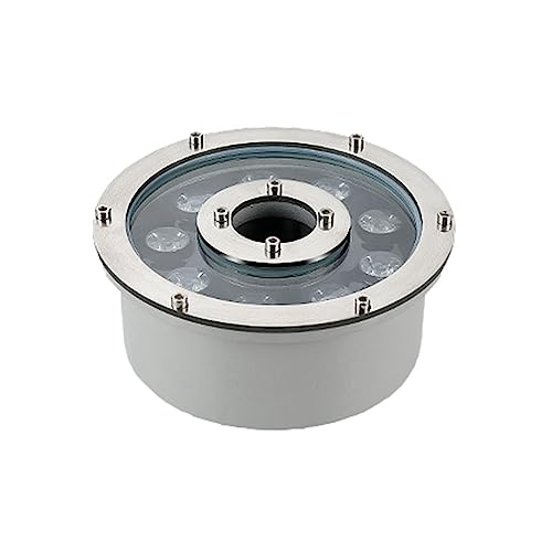 Eighosee DC24V Impermeable Piscina Luz Fuente Luz Piscina Paisaje Luz SubacuáTica 6W LED Luz SubacuáTica