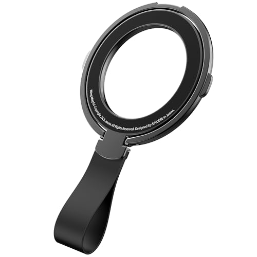 AAUXX iRing Mag G1 アイリング マグ MagSafe対応 スマホリング シリコンバンド 正規品 正規代理店 ワイヤレス充電対応 スマホスタンド スマホグリップ マグネット式 ホールド リング 薄型 強力吸着 ネオジム磁石 Grip1 (ブラック)
