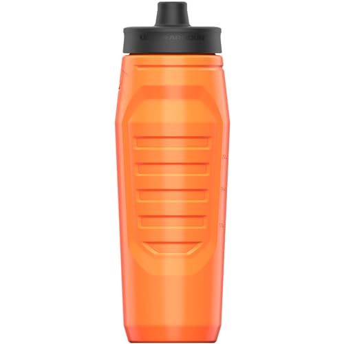 Under Armour Squeeze Water Bottle, 32 oz Water Bottle, Sideline Sports Water Bottle with Quick Shot Lid, Quick and Easy Hydration, Gym Water Bottle, Squeeze Bottle, 32 oz Bottle (1 Pack)