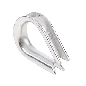 CLUB BOLLYWOOD 304 Stainless Steel Wire Rope Cable Thimbles for 2-8mm Cable 4mm 20 Pieces | Other Fasteners & Hardware | Other Fasteners & Hardware