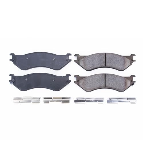 Image of PowerStop Rear Brake Pads for Dodge Ram 2500 2001-08 | Dodge Ram 3500 2001-08 - Z17 Ceramic Brake Pads with Installation Hardware, 17-702A