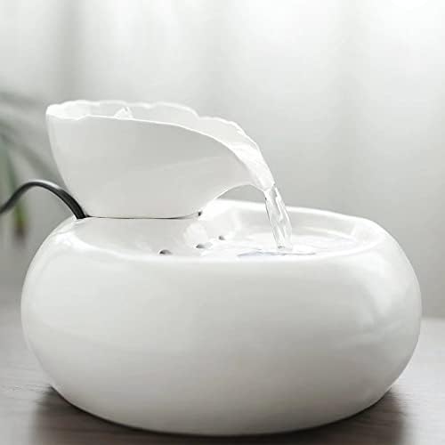 Fuente de agua eléctrica para gatos cerámica 1.3L miniatura 7