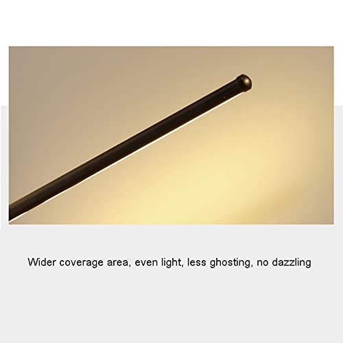 Lámpara LED de pie con base de metal de 8 cm y un diseño estilizado de 145 cm 2
