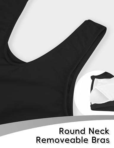 Girls Swimsuits Two Piece Bathing Suits Sport Beach Bikini Sets UPF 50+ Teen Summer Swimwear with Chest Pad3