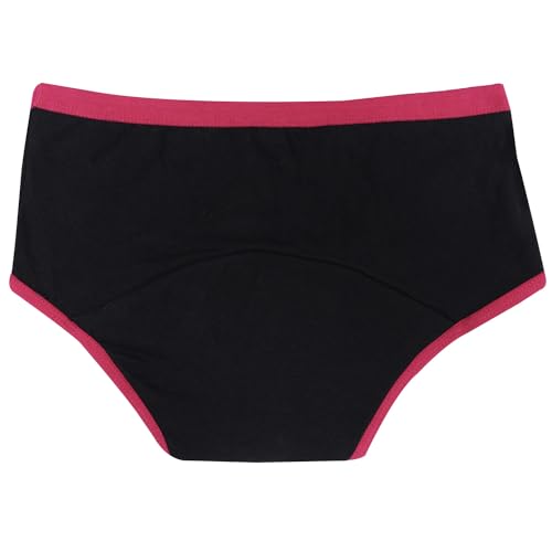 Image of DChica Essentials Cotton Period Panties with Anti Microbial Lining for Girls, Light to Medium Flow Period Panty Briefs, No Pad Required Menstrual Underwear for Girls, Easy to Wash & Leak Proof