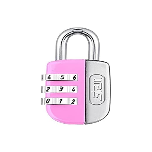 STAM CADEADO SEGR. 20 MM LIFE COLORS - ROSA - ENC.