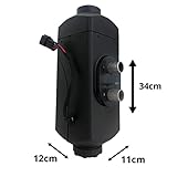 Air Diesel Heater, Faxron 12V 2KW Diesel Night Parking Heater with an LCD Switch, Remote Control and Silencer, 10L Tank for Cars, Trucks, Camper-vans, Boats, Indoor use and other vehicles - Image 4