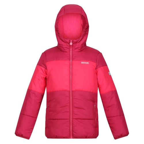 Childrens/Kids Lofthouse VII Terrain Print Padded Jacket (15-16 Years) (Berry Pink/Pink Potion)