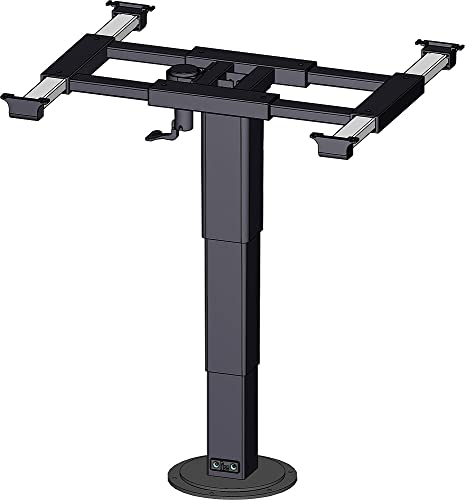 Ilse Einsäulen Tischgestell Klick Klack System anthrazit