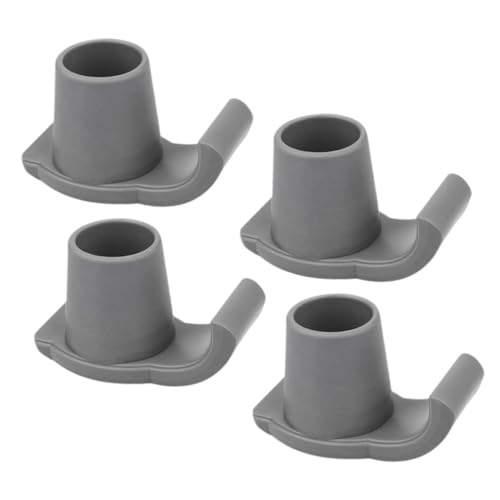 SAFIGLE 4 St Walker Ski Glides för Portabla och Halkfria med Stötabsorberande Funktion att Montera för Säker Gång vid Underlag Grå