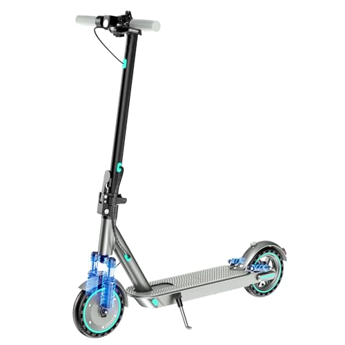 EGGKING Monopattino Elettrico con Doppia Sospensione, 350W Motore, 8.5" Gomme